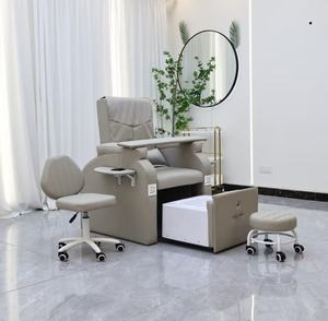 Sillón de Pedicura sin Tuberías con Tazón y Masaje, Equipo de Spa para Uñas, Silla Reclinable para Pedicura con Lavabo - Product Image 5