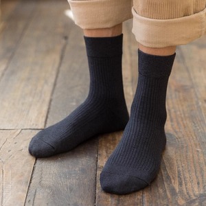 Men's Pure Cotton Crew <b>Socks</b> Solid Color Sweat Absorbent Autumn <b>Winter</b> Business Casual <b>Socks</b> Khaki Light Gray Dark Gray - Product Image 3