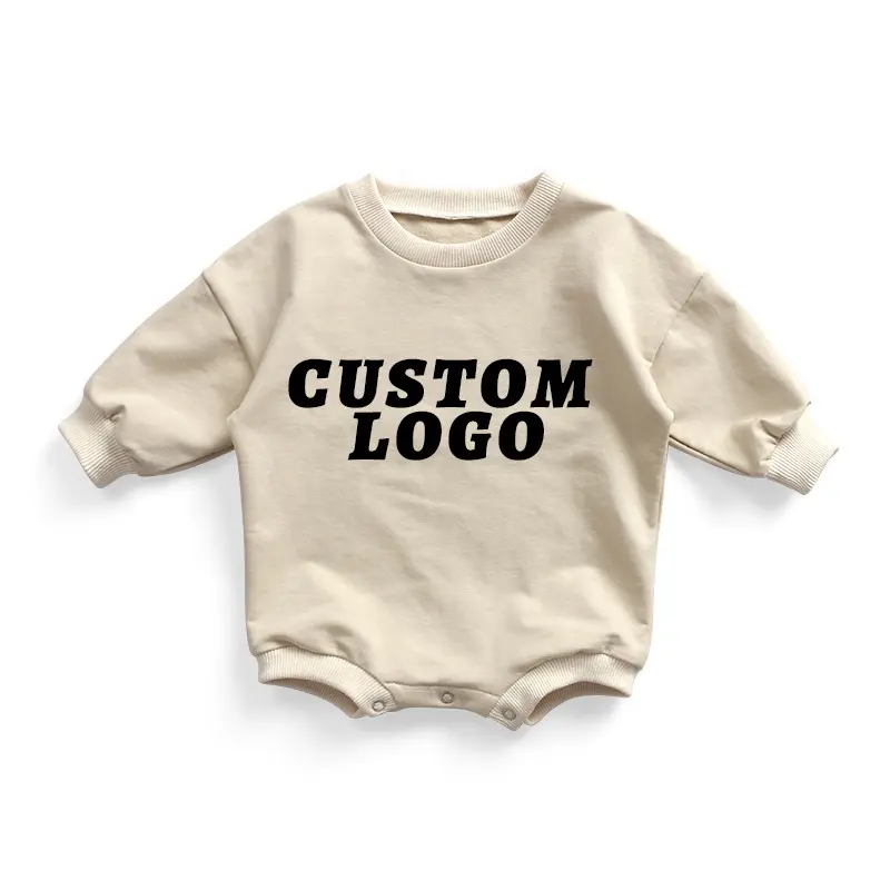 יילוד תינוק בגדי ילדים בגדי טבעי בד רגיל מוצק לפרוע שרוולים כותנה תינוק Romper