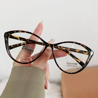 Nouvelles Montures de Lunettes Anti-Lumière Bleue Oeil de Chat de Luxe, Design Européen et Américain, Identiques pour Hommes et Femmes