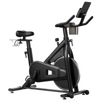 Vélo de spinning à résistance magnétique silencieuse Lingxi, entraînement cardio aérobie en intérieur, utilisation à domicile, capacité de 150 kg, amortissement des chocs