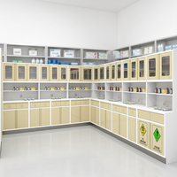 Armoire de clinique médicale, hôpital, acier inoxydable, moderne, 2 portes, 4 tiroirs, murale, durable, mobilier commercial, facile à assembler, métal