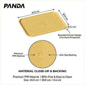 Alfombrilla de <span class=keywords><strong>arena</strong></span> para <span class=keywords><strong>gatos</strong></span> de PP de gran tamaño, antisalpicaduras, impermeable, respetuosa con el medio ambiente, tablero de Control de <span class=keywords><strong>arena</strong></span>, <span class=keywords><strong>alfombra</strong></span> de mesa para comida de mascotas, venta al por mayor - Product Image 5