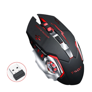 Ratón Inalámbrico para Negocios, Ratón Inalámbrico Económico Recargable, Mini Ratón Inalámbrico Portátil, Ratón para Juegos - Product Image 1