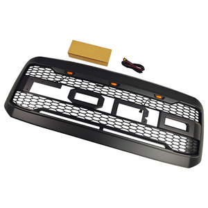 Ford F250 Raptor Style <b>Grille</b> ABS Material 2005-2007 Front Bumper Replacement <b>Mesh</b> Design - Product Image 4