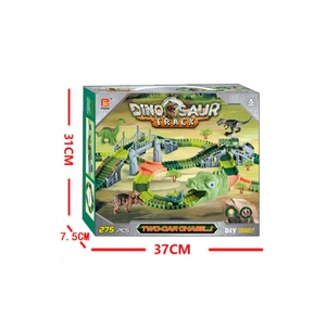 P873 Dinosaur World, Pista de Carreras Flexible, Juego de Pistas de 275 Piezas, <span class=keywords><strong>Locomotora</strong></span> Eléctrica con Vagones con Temática de Dinosaurios <span class=keywords><strong>para</strong></span> Niños - Product Image 5