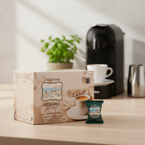 Capsule di Caffè Compatibili Gattopardo 100 per NESPRESSO, Set con Coperchio in Metallo, Alluminio e Plastica - Product Image 3