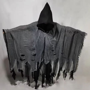 Capa de Halloween Capa Cos <span class=keywords><strong>Ropa</strong></span> para adultos Vestido de esqueleto andrajoso Horror Ghost Costume Props - Product Image 2