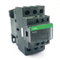 Relé de Control SCH Gold Seller DC LC1D25M7C para Control Industrial, Programación PLC, Tres Normalmente Abiertos, Dos Normalmente Cerrados