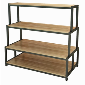 Kệ siêu thị kệ nhiều lớp mỹ phẩm cửa hàng giày đồ ăn nhẹ mẫu nhà dệt thép và kệ gỗ trưng bày - Product Image 1