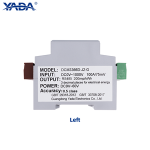 Compteur d'énergie électrique numérique intelligent YADA certifié CE DCM3366D-J2-G RS485 LCD pour chargeur de VE, mesure CC double <span class=keywords><strong>canal</strong></span> - Product Image 3