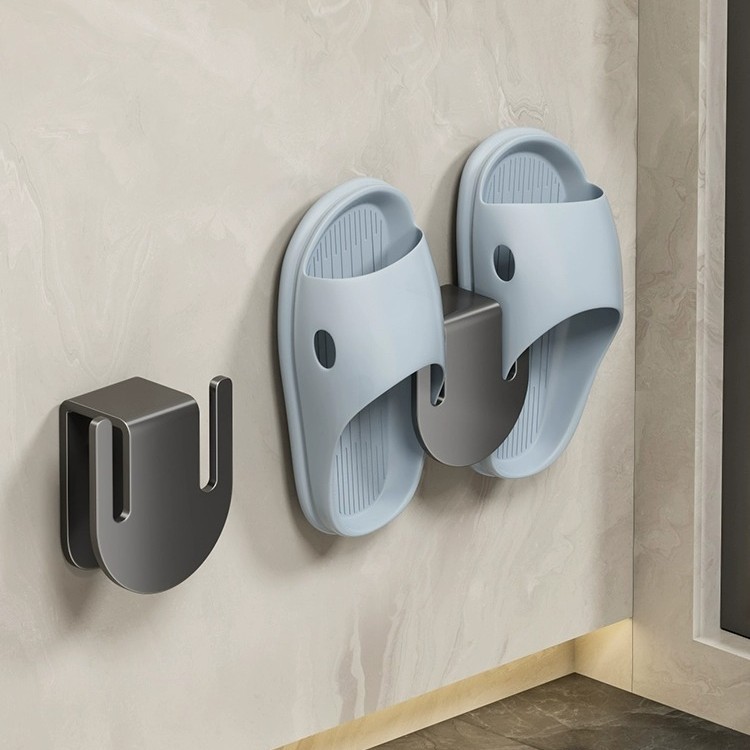 Buckle slipper rack (2-pack) [Gunmetal gray]