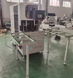 Sıcak satış pvc pencere kapı yapma makineleri cnc köşe temizleme makinesi upvc wiindows makineleri