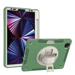 TPU chống sốc bút Khe cắm bảo vệ màu xanh lá cây Heavy Duty Rugged Tablet trường hợp đối với đối với <span class=keywords><strong>Apple</strong></span> <span class=keywords><strong>iPad</strong></span> 10.9-inch trường hợp đối với <span class=keywords><strong>iPad</strong></span> 10th Gen 2022 - Product Image 2