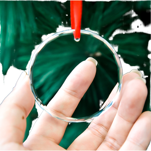 Kleine Fabrik verkauft blanko klare runde Kristallglas-Laser-gravierte Weihnachtsbaumschmuck-Anhänger, individuelle Dekoration, Souvenir - Product Image 3