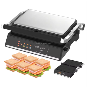 Aifa Wifi sandwich smart 6 4 2 tranches 2200W contact électrique détachable <span class=keywords><strong>panini</strong></span> <span class=keywords><strong>grill</strong></span> bbq acier inoxydable XL <span class=keywords><strong>XXL</strong></span> grand digital - Product Image 1