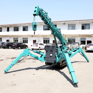 Équipement de levage sur chenilles compact et pliable à <span class=keywords><strong>t</strong></span>élécommande sans fil 5T 10T Grue araignée mobile certifiée Ce pour une utilisation en intérieur - Product Image 1