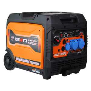 Générateur à onduleur portable Kexa Kn7500ie 6,2 kW-6,5 kW, 230 V monophasé, moteur à essence, utilisation en extérieur - Product Image 1