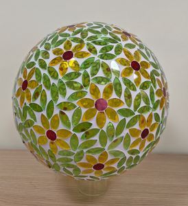 Esfera de Vidrio Resistente a la Intemperie, Soplada a Mano, con Acabado de Color Natural, para Decoración de Jardín, Patio y Césped - Product Image 1