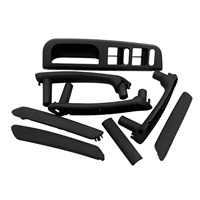 1GD867171 1GD857175 Juego de 8 piezas de bisel para interruptor de ventana y manija de puerta interior para VW Passat B5 1998-2005 LHD, piezas de interior de automóvil
