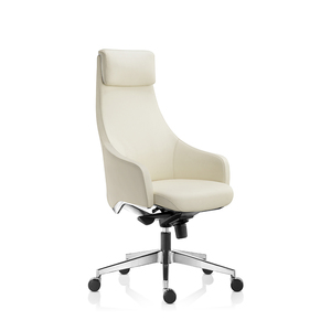 Silla Ejecutiva Moderna, Cómoda, Ergonómica, Reclinable, de Cuero, con Reposabrazos Ajustables, Giratoria, Modelo Borito OL-106 para Relajarse - Product Image 4