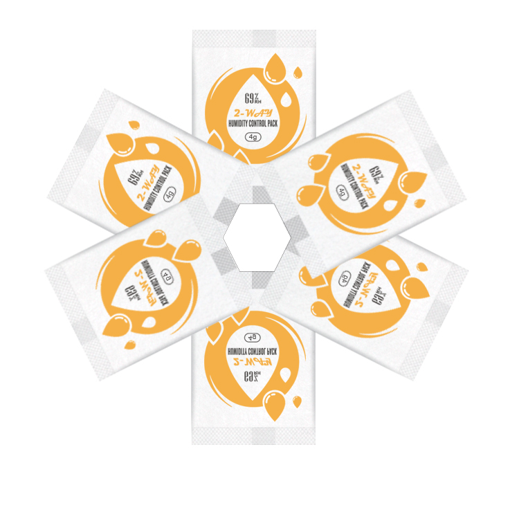 Пакет для контроля влажности для медицинских трав RH 62