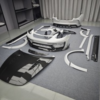 Kit de Carrocería MSY Style de Fibra de Carbono y Compuesto de Fibra de Vidrio, Parachoques Delantero y Trasero, Faldones Laterales, para Porsche Panamera 971, Piezas Aerodinámicas de Reestilización