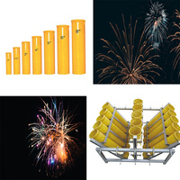 Fiber de verre pyrotechnique professionnel feux d'artifice affichage coquille fibre de verre 4 pouces mortier Tube pétards chinois