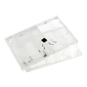 Carcasa transparente para consola PS2 90000 9000X, carcasa completa para consola PS2