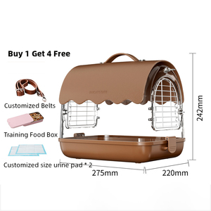 KWS taşınabilir hafif akrilik Metal kuş taşıyıcı Pet papağan <span class=keywords><strong>2</strong></span> veya 4 kuşlar için seyahat kafesi - Product Image 3