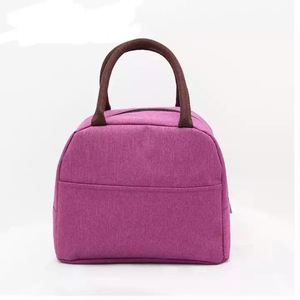 Fashion <b>Box</b> Portable Insulated <b>Canvas</b> Thermal Food Picnic Tote Cooler Bag Lunch Bags for Women Kids - Product Image 3