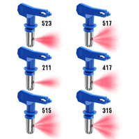 Pulvérisateur sans air, accessoires super complets, buse de haute qualité, tête universelle, tige d'extension, tuyau haute pression, filtres