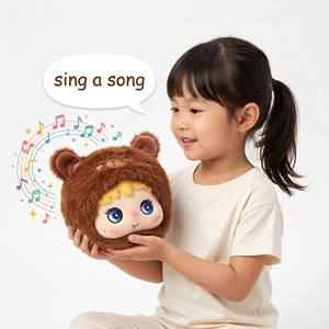 Poupée Compagnon en Peluche IA Douce, <span class=keywords><strong>Robot</strong></span> Doux qui Parle et Chante, Histoireuse Emotionnelle pour l'Heure du Coucher, <span class=keywords><strong>Robot</strong></span> à Câliner Multilingue, Sûr pour les Enfants - Product Image 1