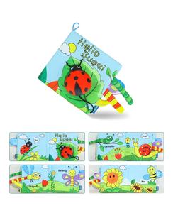 Livre en tissu pour bébé sur le thème des queues d'animaux: jouet durable et indestructible pour l'apprentissage précoce et le développement cognitif idéal pour <span class=keywords><strong>les</strong></span> nourrissons - Product Image 6