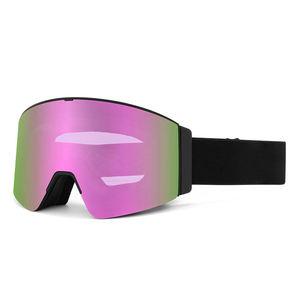 Masque de ski PRO avec cadre en TPU, revêtement anti-buée, sangle réglable, lentilles interchangeables, protection UV400 pour hommes et femmes - Product Image 4