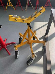 ขาตั้งท่อแบบมีล้อพร้อมหัวจับท่อรูปตัววี H406 - Product Image 5