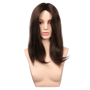 ทูเป้และวิกผมแท้สำหรับผู้หญิงชาวมองโกเลีย สำหรับผมบาง แบบลอนธรรมชาติ ฐานโมโนและพียู สีธรรมชาติ - Product Image 1