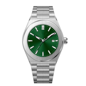 Reloj mecánico de lujo personalizado al por mayor, OEM, de acero inoxidable 316L, con movimiento de cuarzo, minimalista, para hombre, con pulseras, en oferta. - Product Image 4