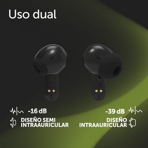 Casque sans fil Vieta <span class=keywords><strong>Pro</strong></span> avec réduction de bruit active -16dB, double appariement, écran tactile, <span class=keywords><strong>6</strong></span> micros ENC, autonomie 28h, application, noir - Product Image 3