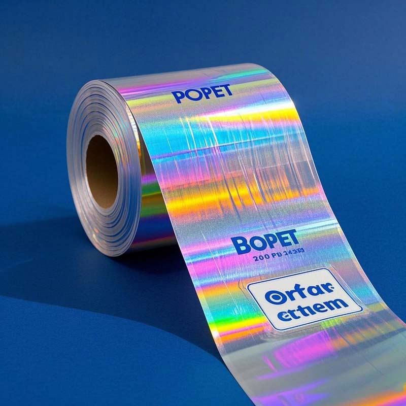 Custom High Barrier BOPET Rainbow Holographic for Easy Peel Yogurt Lid Jelly Lid Packaging for Food Safe Cookie Milk Snack Food