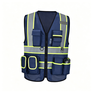 Veste de travail réfléchissante pour la sécurité des travailleurs, vêtement de signalisation, uniforme de chantier, vente en gros à prix abordable - Product Image 1