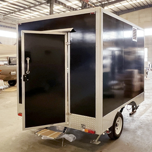 Carros de remolque de comida callejera totalmente equipados de 10 pies, cafetería, Pizza, camión de comida móvil con cocina completa para Australia - Product Image 2