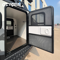 Mini camping-car d'expédition tout-terrain de luxe australien extérieur en fibre de verre RV remorque de voyage gonflable tout-terrain camping-car en aluminium