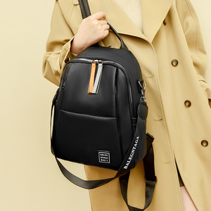 Sacs <span class=keywords><strong>à</strong></span> bandoulière légers et imperméables en PU, sacs <span class=keywords><strong>à</strong></span> <span class=keywords><strong>main</strong></span> décontractés, sacs <span class=keywords><strong>à</strong></span> <span class=keywords><strong>dos</strong></span> convertibles tendance pour femmes - Product Image 4