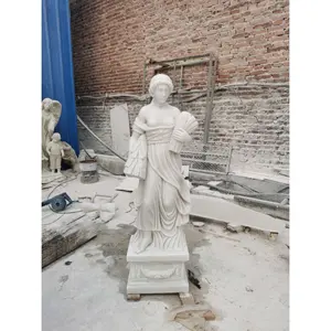 유명한 대리석 여자 조각 큰 그리스 동상 장식 매우 저렴한 돌 조각