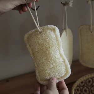 Éponge à vaisselle en loofah naturelle, écologique, biodégradable, pour la cuisine - Product Image 6