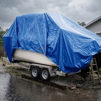 Bâche PE robuste, imperméable et anti-UV pour camion et camping, qualité supérieure, vente en gros, rouleau de bâches en vrac, fournisseur d'usine YRH