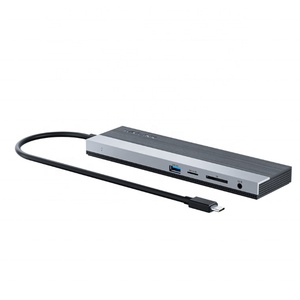 Wavlink UMD08 Estación de Acoplamiento USB-C 11 en 1 con Triple Pantalla MST y Entrega de Energía de 85W - Product Image 1
