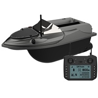 Bateau à appâts de pêche à la carpe V080 800M 3KG 180 points GPS, retour automatique, sonar, 12V, haute vitesse, en alliage et ABS, 2 heures d'autonomie