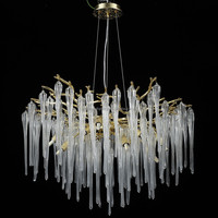 Haute qualité or lustre plafonnier intérieur maison salon arbre branche pendentif lumière
